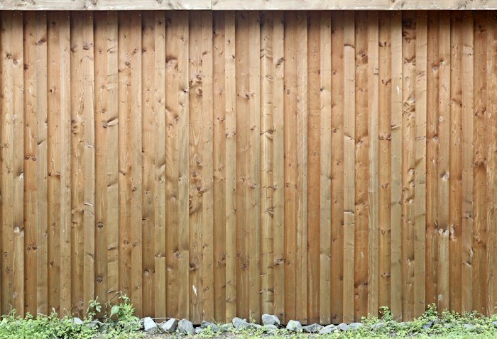 Clôture en bois